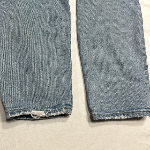 Agolde women’s jeans size 27 Nico high rise button fly light wash GUC - Picture 10 of 12